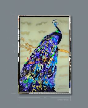 高端实物珐琅彩挂画精品珐琅彩艺术
