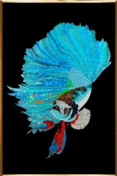 高端实物珐琅彩挂画精品珐琅彩艺术