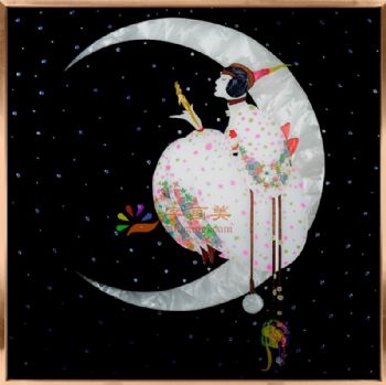 高端实物珐琅彩挂画精品珐琅彩艺术