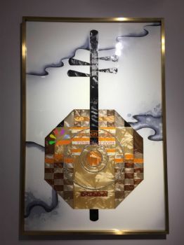 高端实物珐琅彩挂画精品珐琅彩艺术
