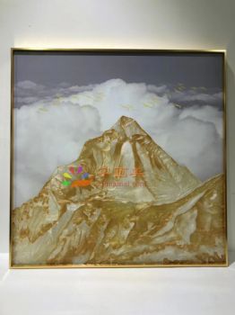 高端实物珐琅彩挂画精品珐琅彩艺术