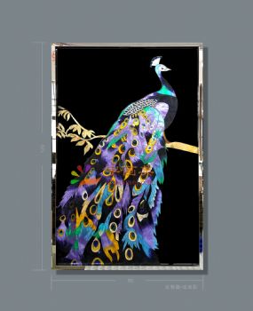 高端实物珐琅彩挂画精品珐琅彩艺术