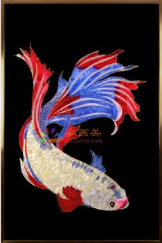 高端实物珐琅彩挂画精品珐琅彩艺术