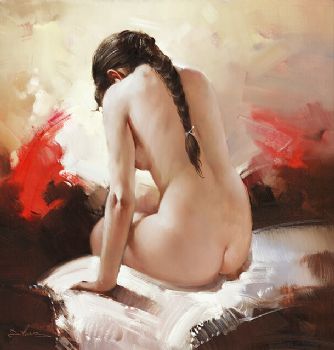 欧式人物油画