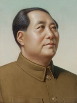 毛泽东中式人物油画