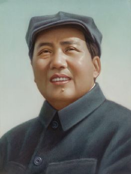 毛泽东中式人物油画