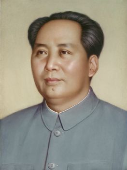 毛泽东中式人物油画