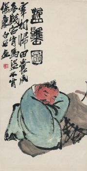 齐白石人物国画