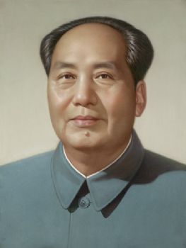 毛泽东中式人物油画