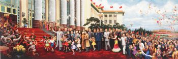 毛泽东中式人物油画
