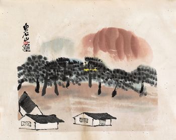 齐白石风景国画