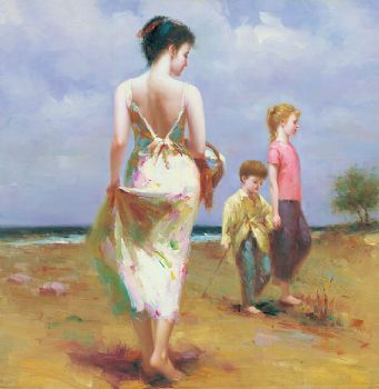 欧式人物油画