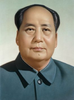 毛泽东中式人物油画