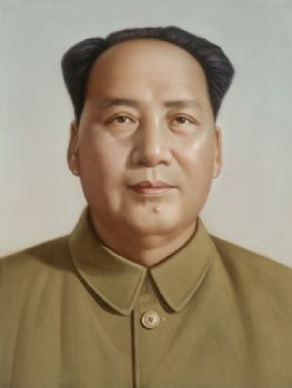 毛泽东中式人物油画