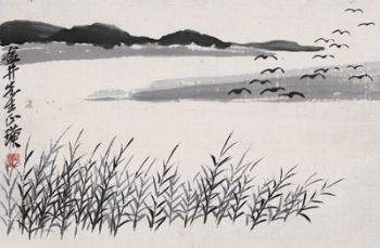 齐白石风景国画
