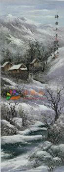 风景水墨山水国画中式风景国画