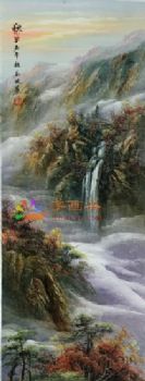 风景水墨山水国画中式风景国画