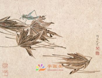 花鸟虫小品工笔国画