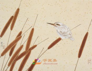 花鸟虫小品工笔国画