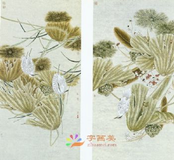 花鸟虫小品工笔国画