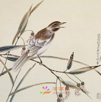 花鸟虫小品工笔国画