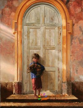印象人物油画艺术人物油画欧式人物油画