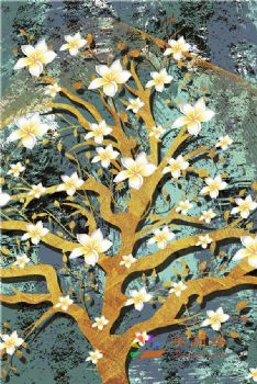 组合装饰画轻奢三联组合画晶瓷画