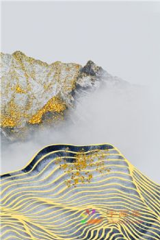 组合装饰画轻奢三联组合画晶瓷画