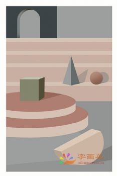 莫兰迪风格现代艺术装饰画高清微喷晶瓷画