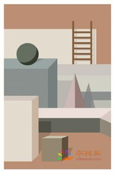 莫兰迪风格现代艺术装饰画高清微喷晶瓷画