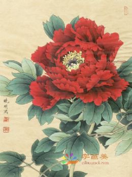 精品花鸟国画工笔花鸟国画方形花鸟水墨画