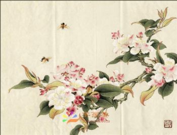 精品花鸟国画工笔花鸟国画方形花鸟水墨画