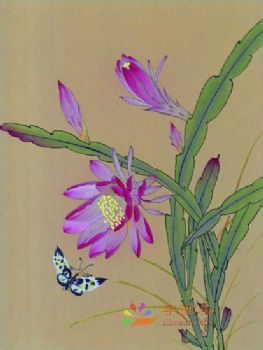 精品花鸟国画工笔花鸟国画方形花鸟水墨画