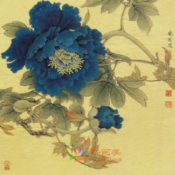 精品花鸟国画工笔花鸟国画方形花鸟水墨画