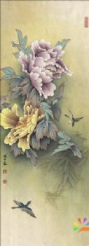 精品花鸟国画工笔花鸟国画方形花鸟水墨画