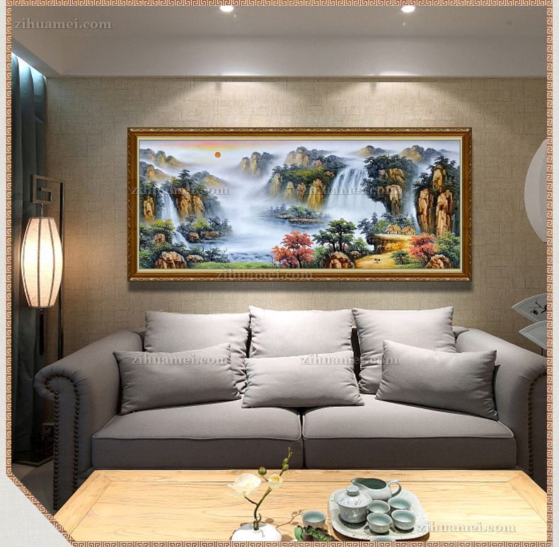 油画风景手绘油画
