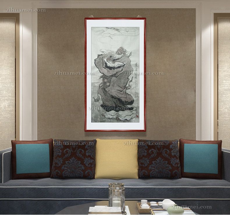 手绘人物国画