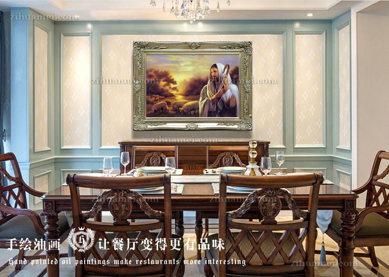餐厅油画