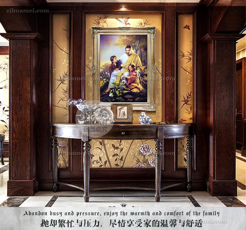 玄关油画精品手绘油画