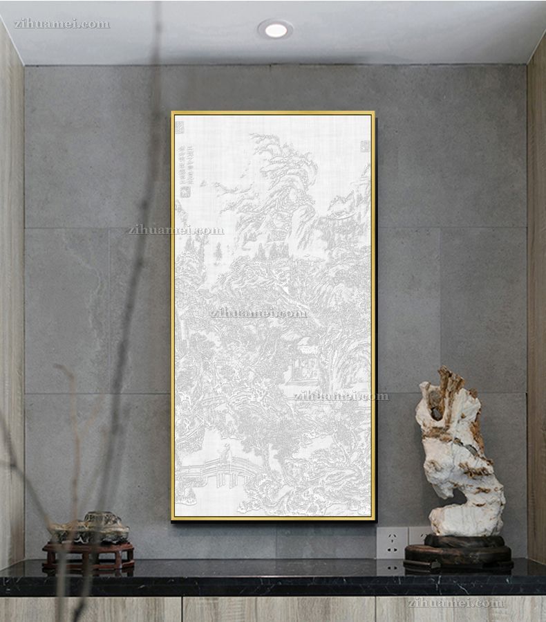 玄关立体浮雕画