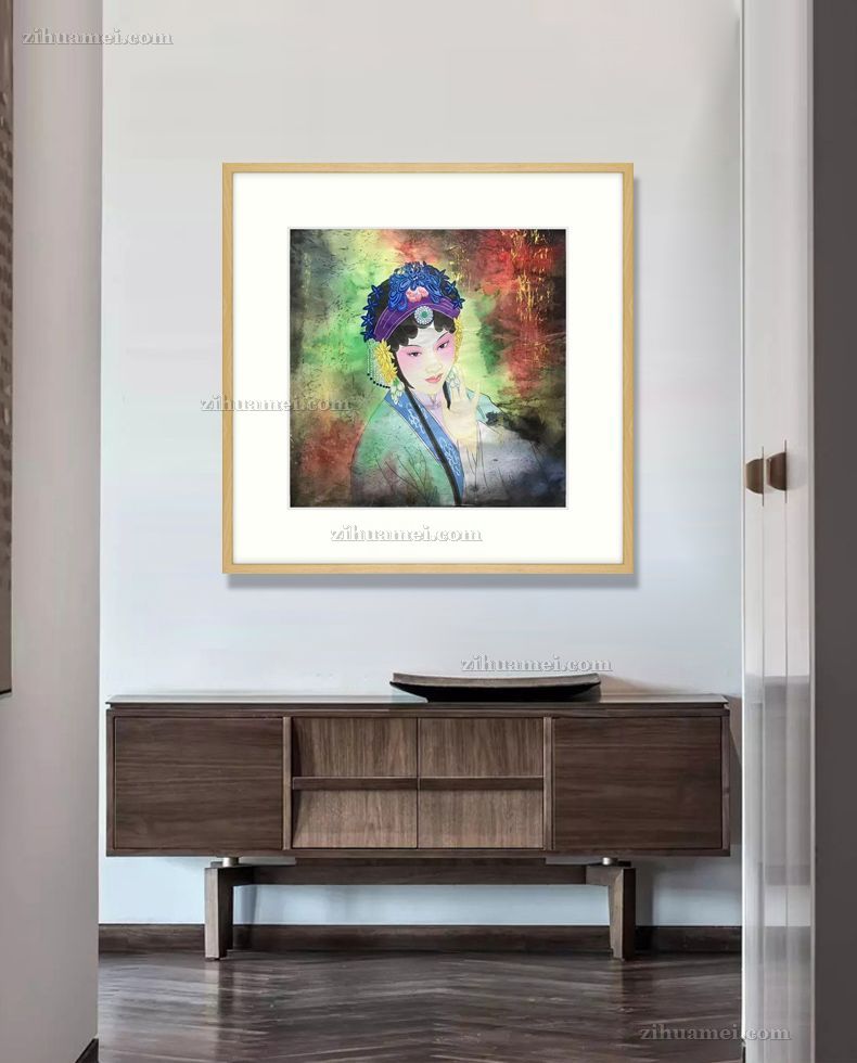 京剧国粹人物精品国画