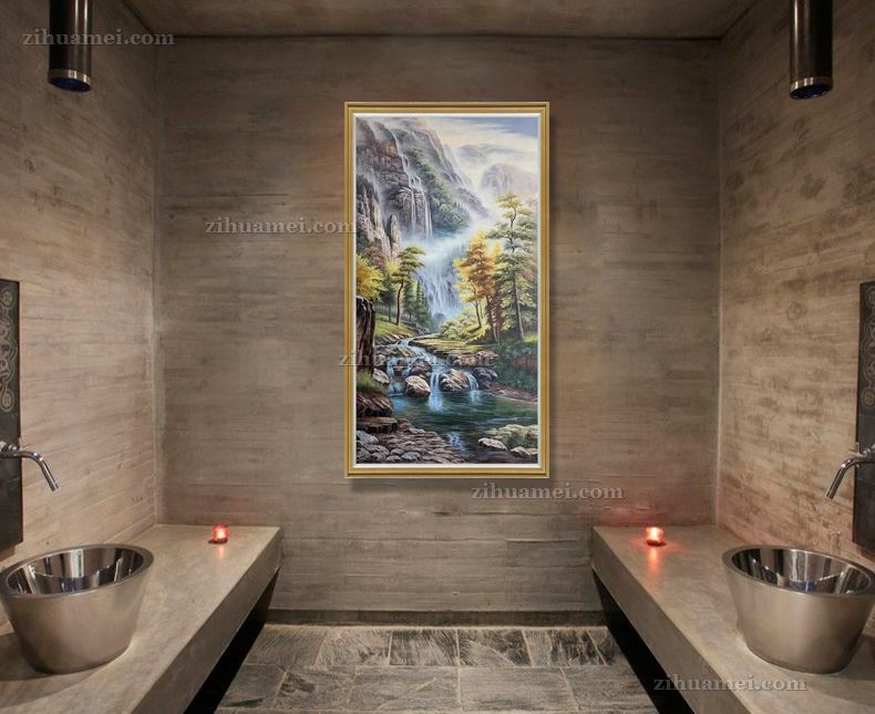 适合酒店玄关的风景油画