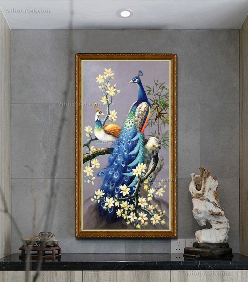 玄关油画