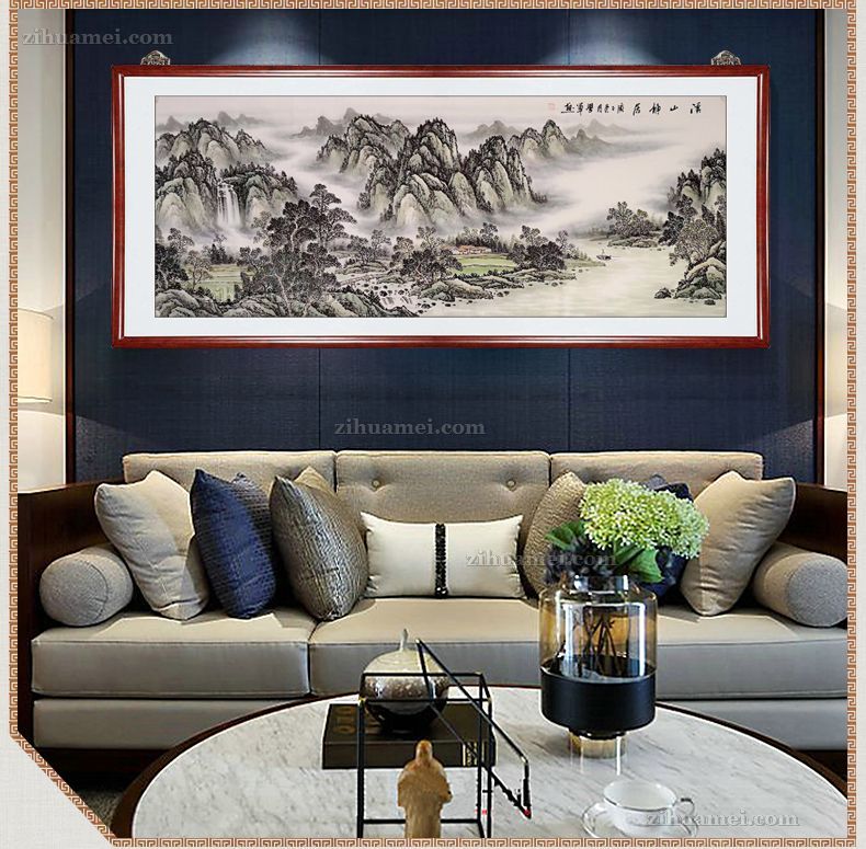 工笔山水画