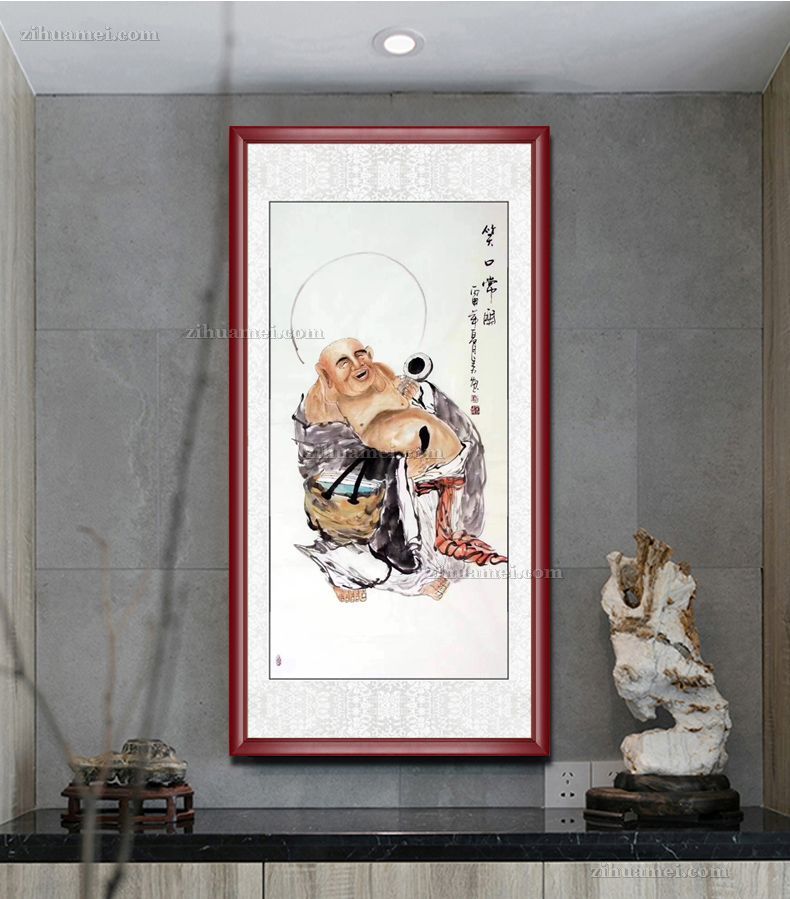 玄关人物国画