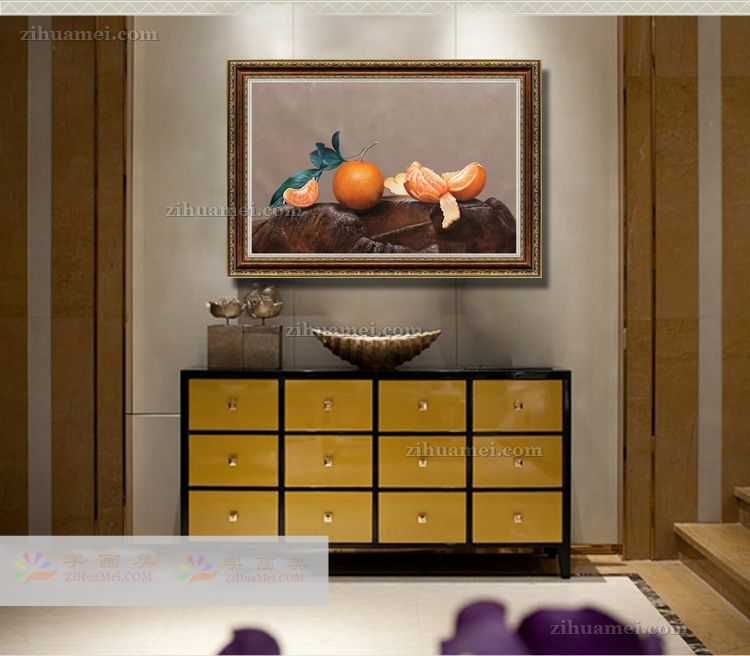 中式静物油画