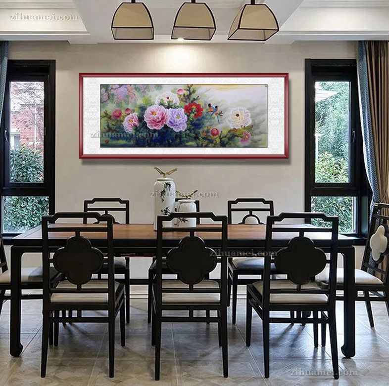 牡丹图片花鸟国画