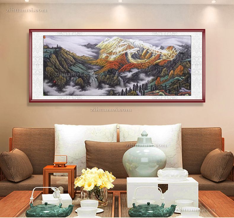 风景国画工笔国画