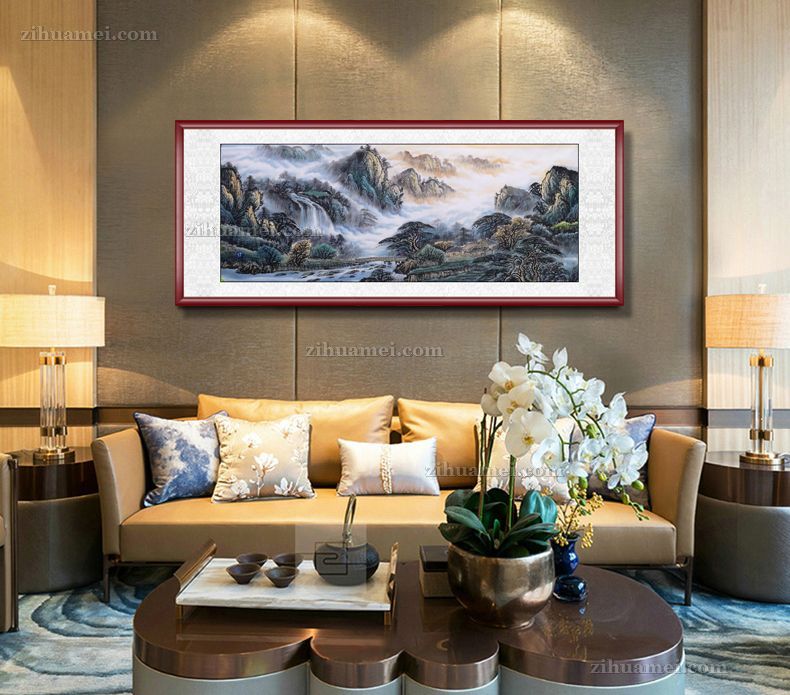 水墨山水画