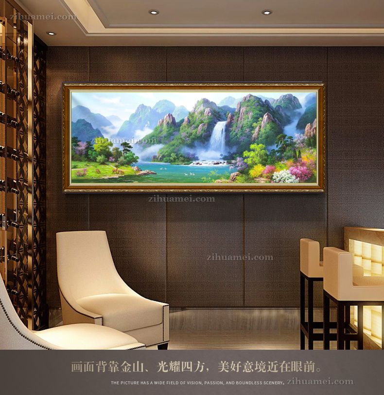 客厅适合挂的风景画